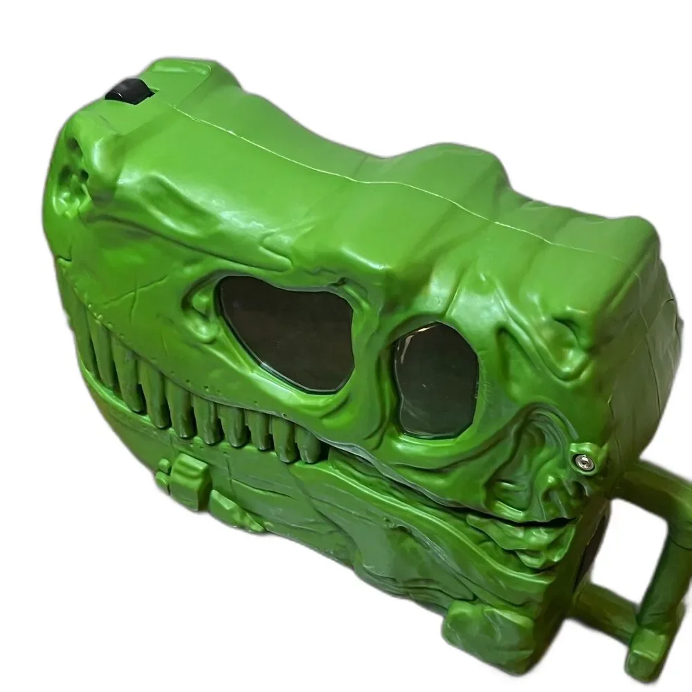 Green Dino Valley Response Team T-Rex Dinosaur Skull Carrying Storage Box Case